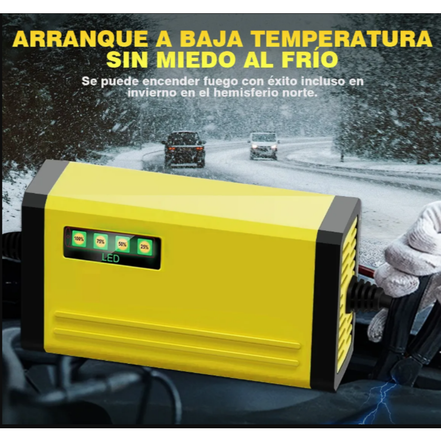 Cargador Inteligente para Batería de Auto - Imagen 4